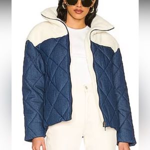 Matt Jacket in Denim & Ivory
Apparis size large